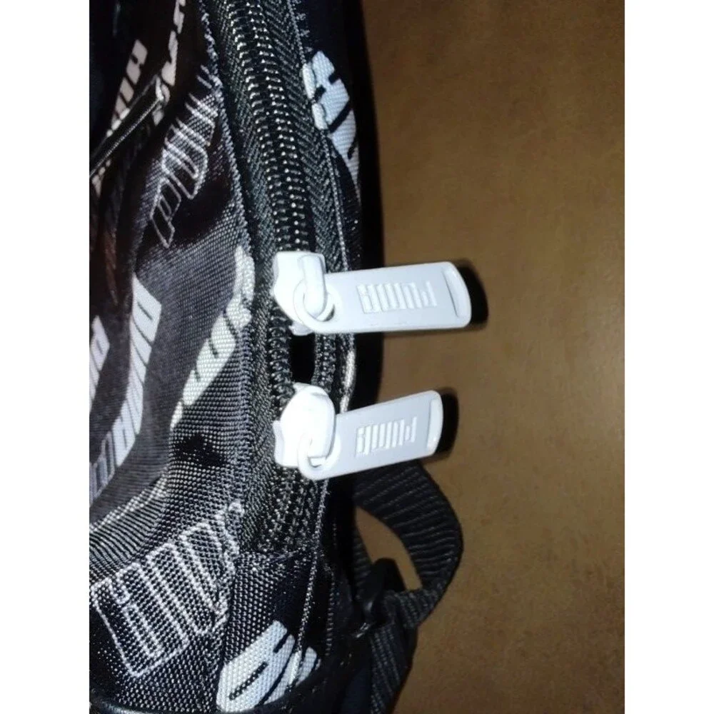 New Puma Women's Set of 3 :  Black & White Mini Backpack , Pouch , Coin Pouch